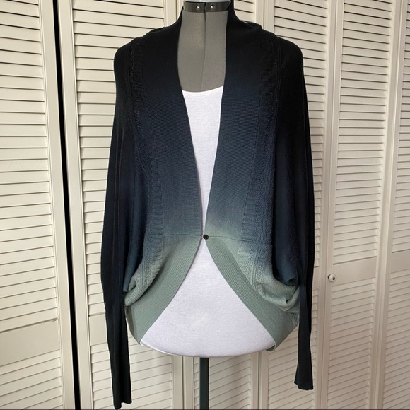 Emu Merino wool ombré shrug style sweater XS - Picture 3 of 12